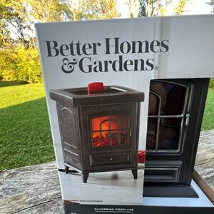 Fireplace wax warmer.
